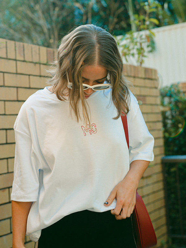 Pool Party Tee White