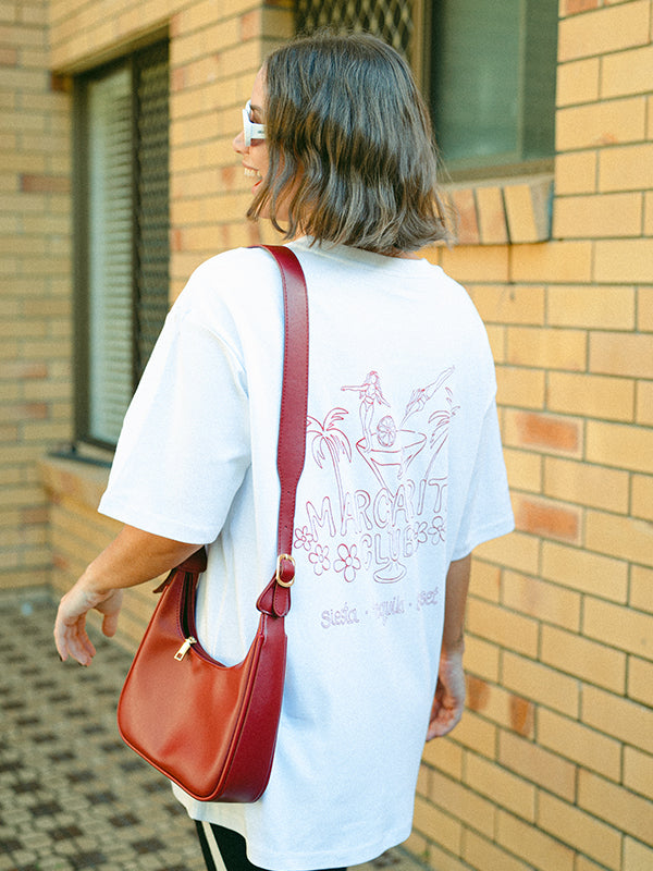 Pool Party Tee White