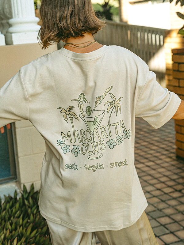 Pool Party Tee Tan
