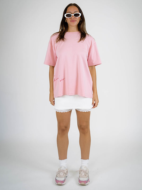 More of your favourite Tee Pink