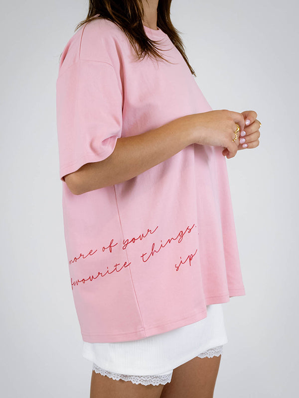 More of your favourite Tee Pink