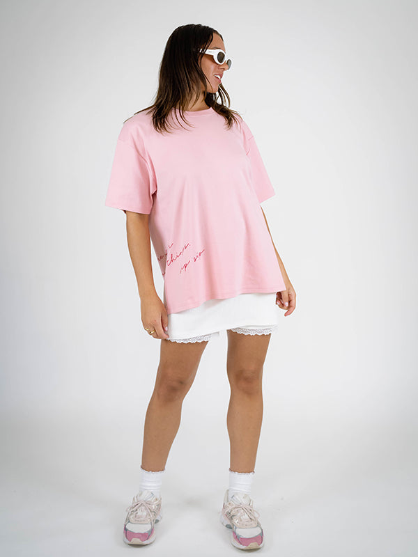 More of your favourite Tee Pink