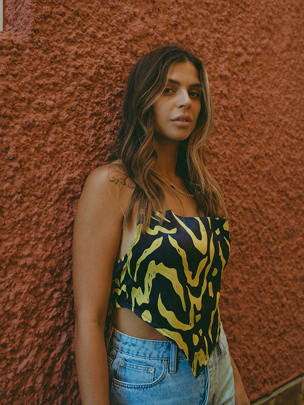 Vacation Calls Bandana Crop