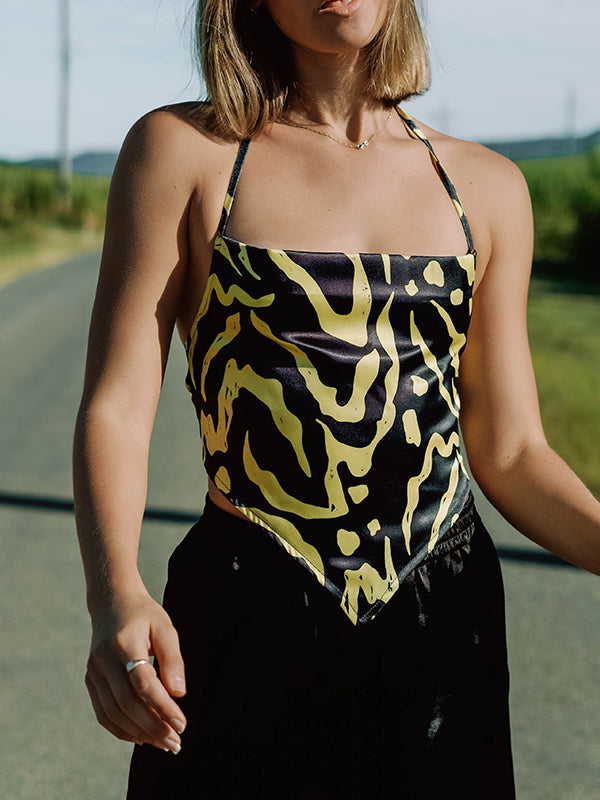 Vacation Calls Bandana Crop